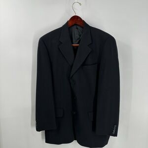 S. Cohen Performance Jay Pure Wool Single Breasted Sport Coat Blazer Blue 40 R